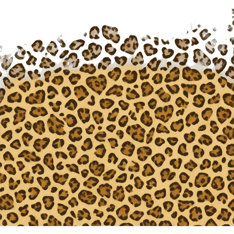 heart with leopard print emoji