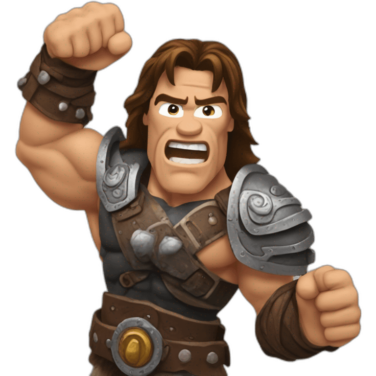 Conan the barbarian Arnold Schwarzenegger thumb up emoji