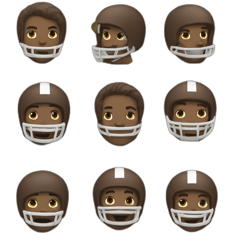 Football players emoji