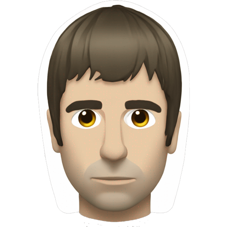 LIAM GALLAGHER FROM OASIS HEAD emoji