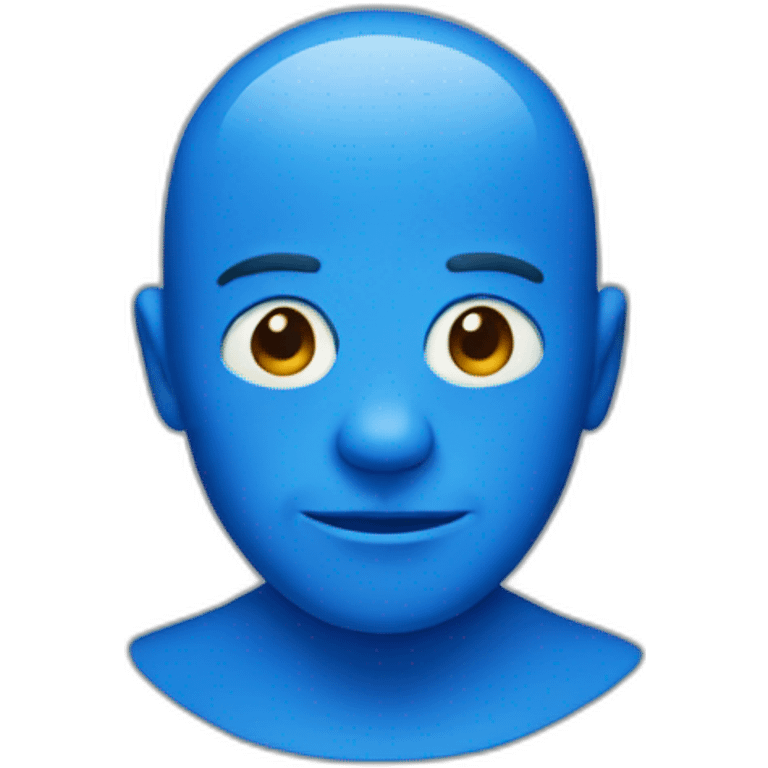 blue man emoji