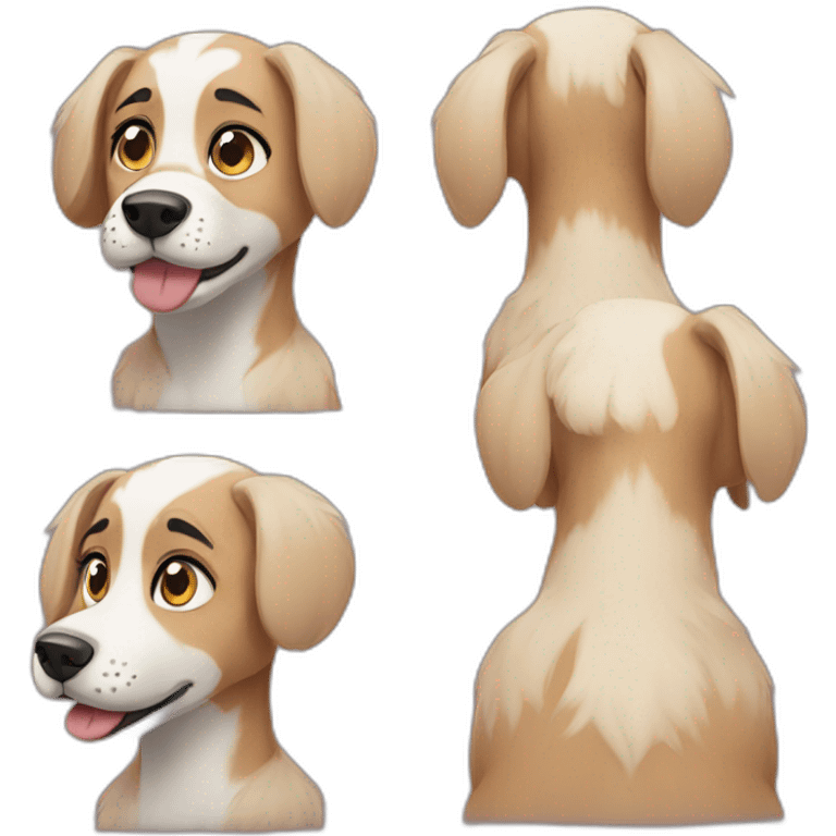 Female Dog Anthro emoji