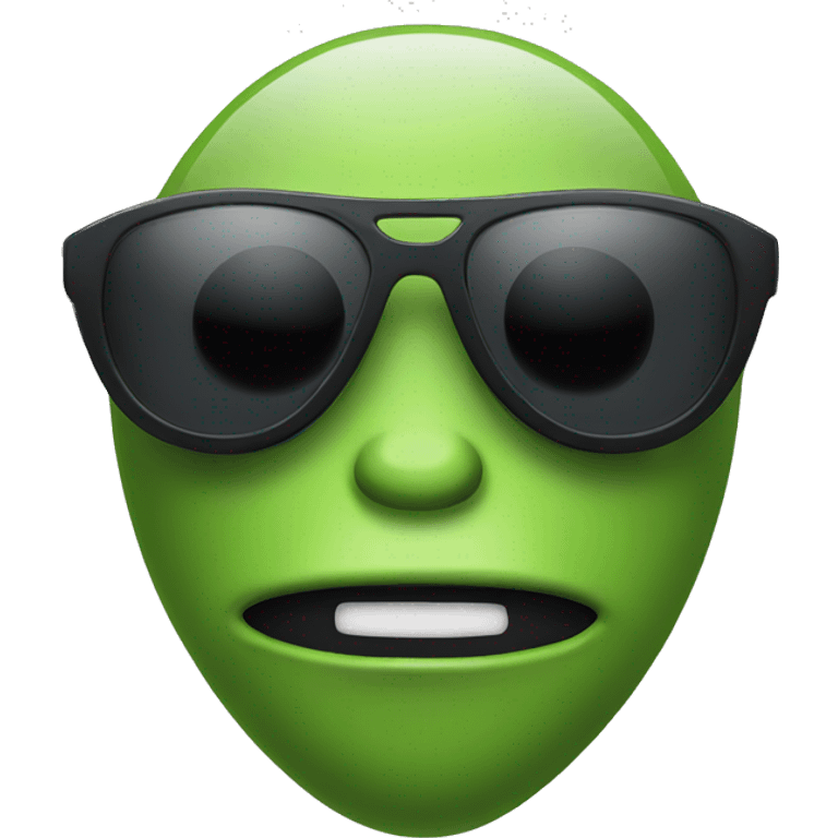 alien with sunglasses emoji