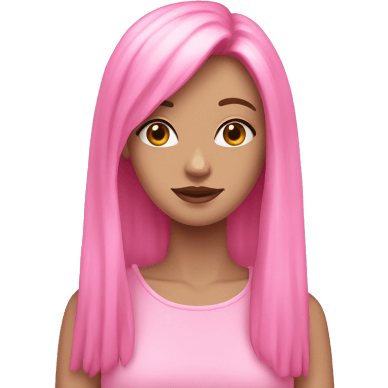 Aesthetic pink E  emoji