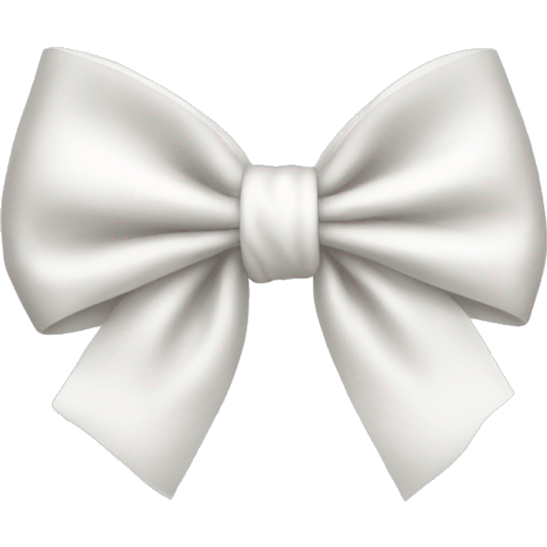 White bow emoji