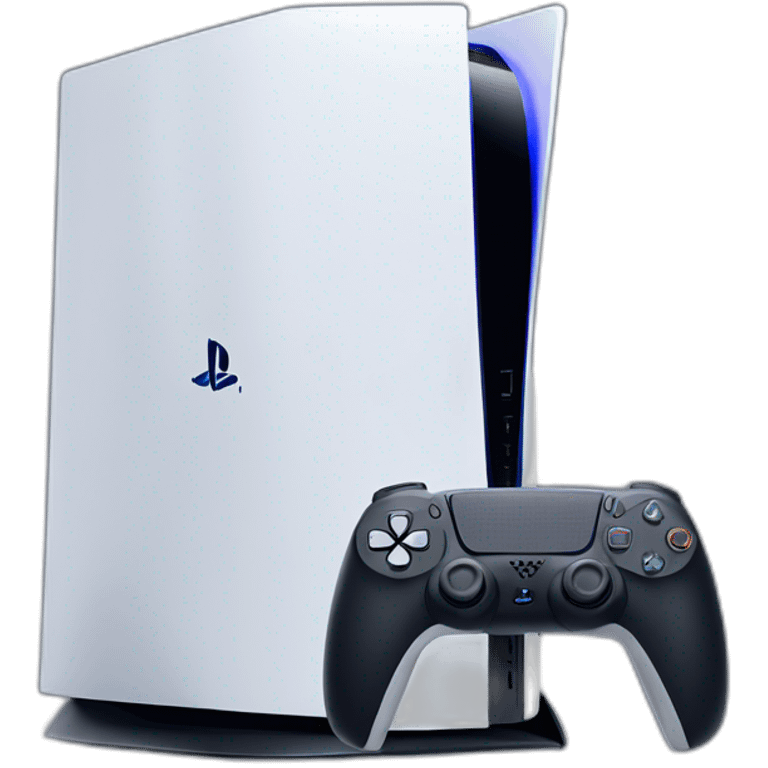 PlayStation 5 console emoji