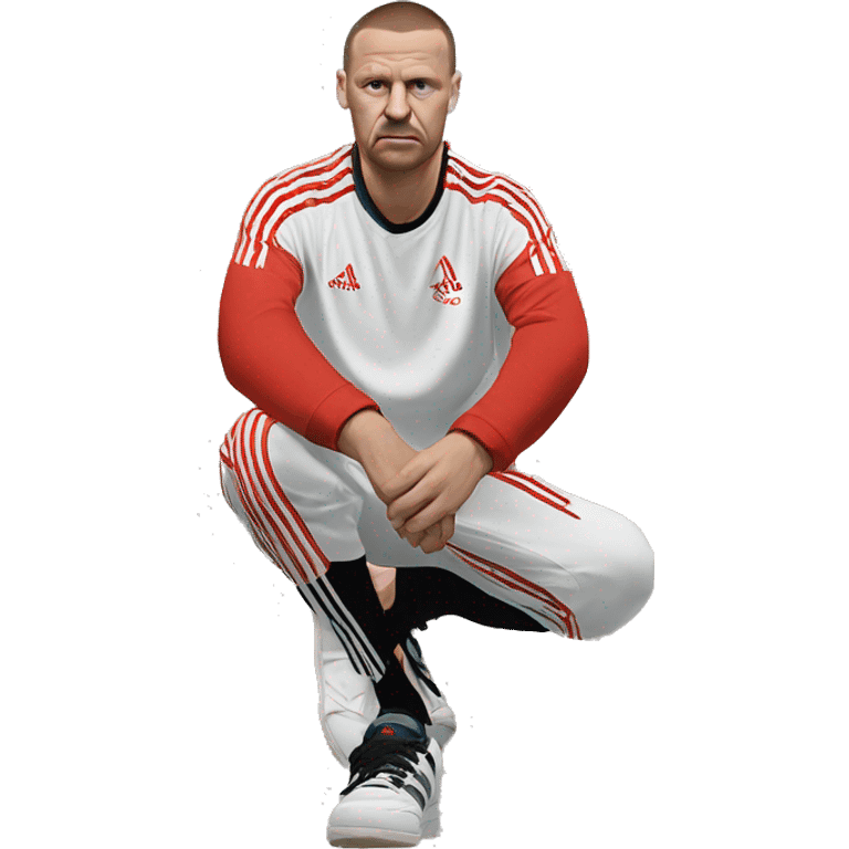 Slav squat adidas hooligan emoji