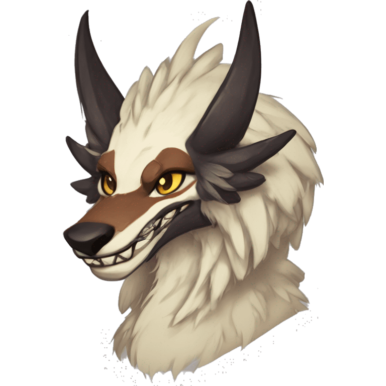 Cute Protogen-vernid-sergal-wickerbeast by griffsnuff & LiLaiRa & Falvie emoji