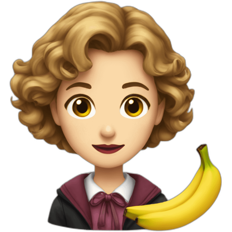 Hermione Granger lips banana emoji