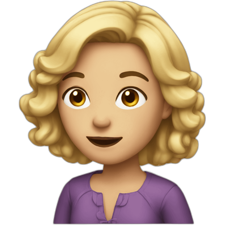 Drama girl emoji