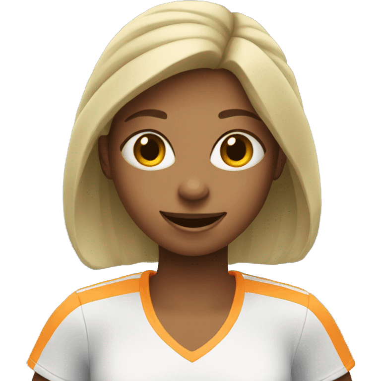 Girl play tennis  emoji