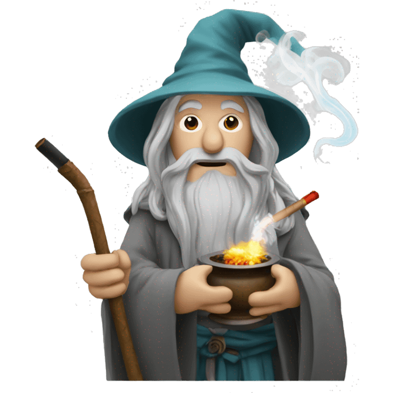 gandalf smoking a shisha emoji