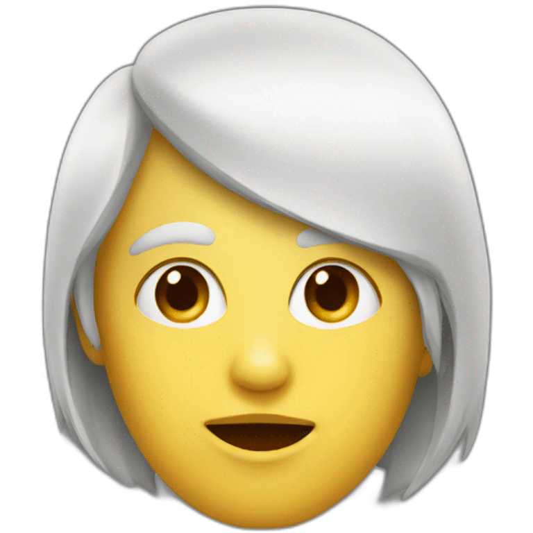 Visage avec un peil emoji