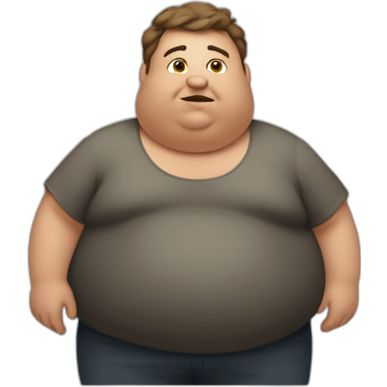 fat person emoji