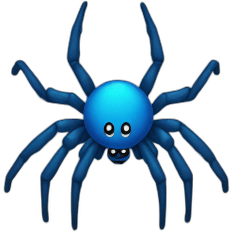 Spider but Blue emoji