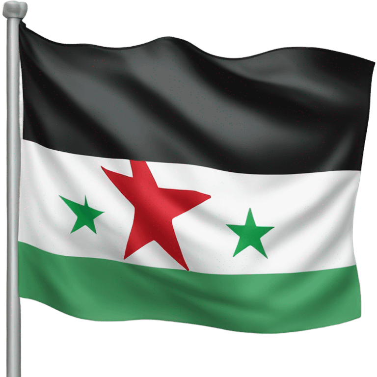 free syrian flag emoji