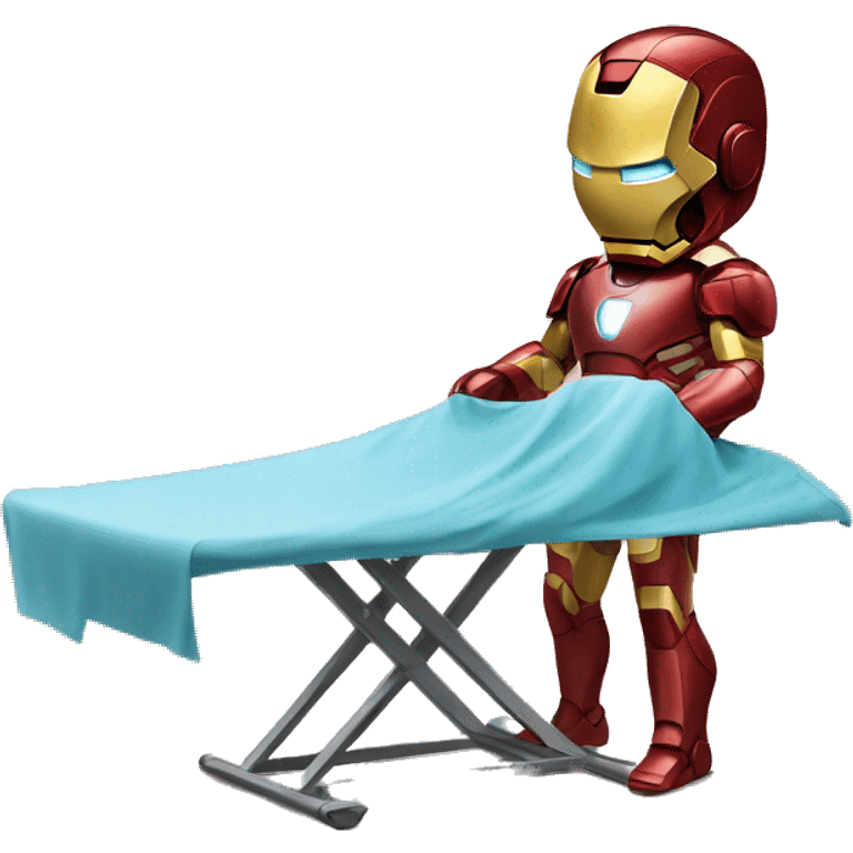 ironman ironing clothes emoji