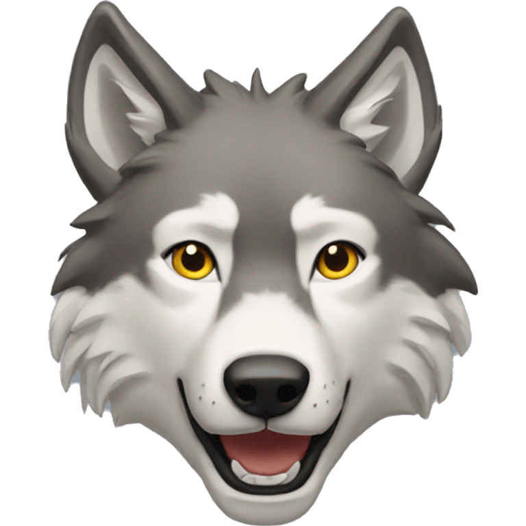 loup salut emoji