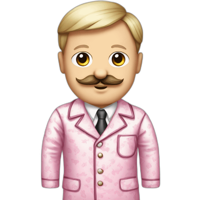 Adolf Hitler's wearing hello kitty pajamas   emoji