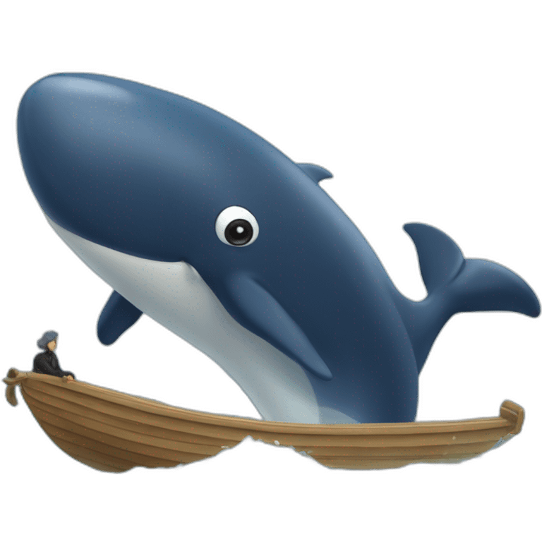 zemmour sur une baleine emoji