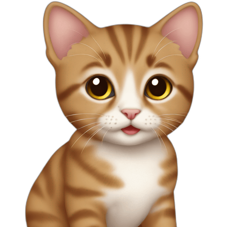 Baby Cat brown emoji