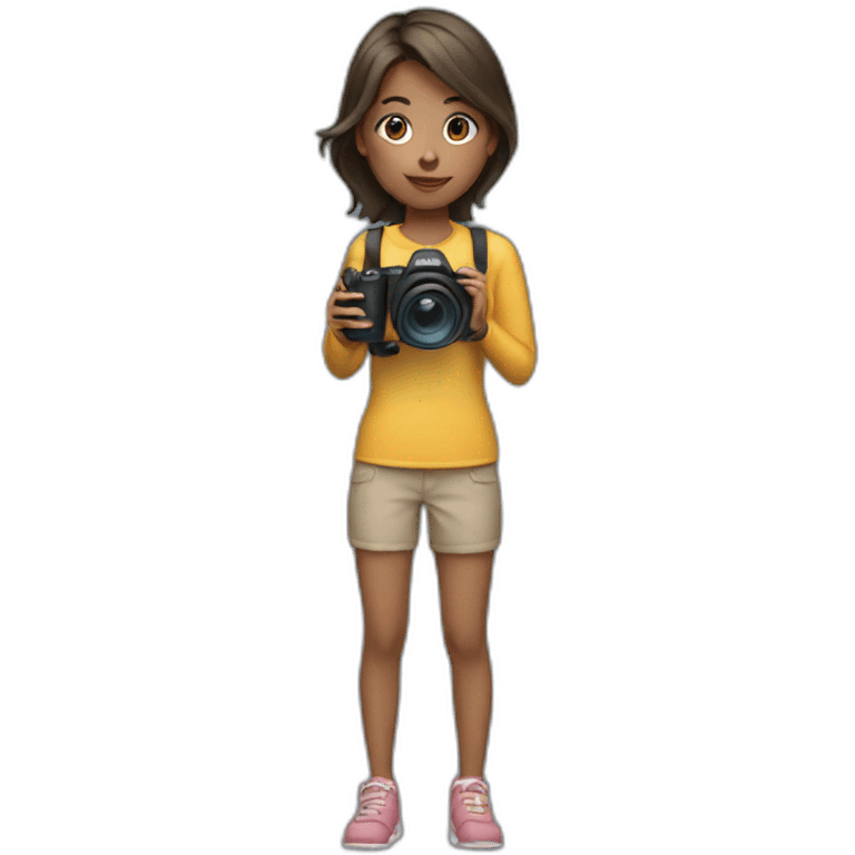 girl with a videocamera emoji