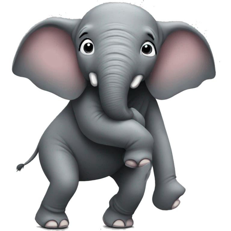 elephant twerking emoji