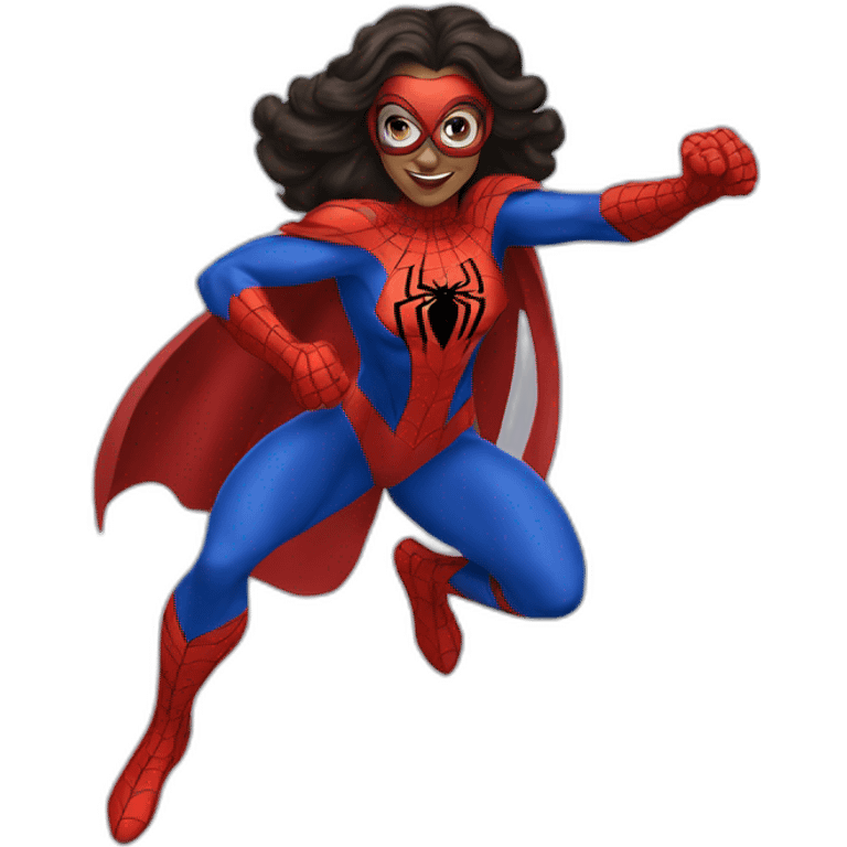 spiderman combined with superwoman emoji