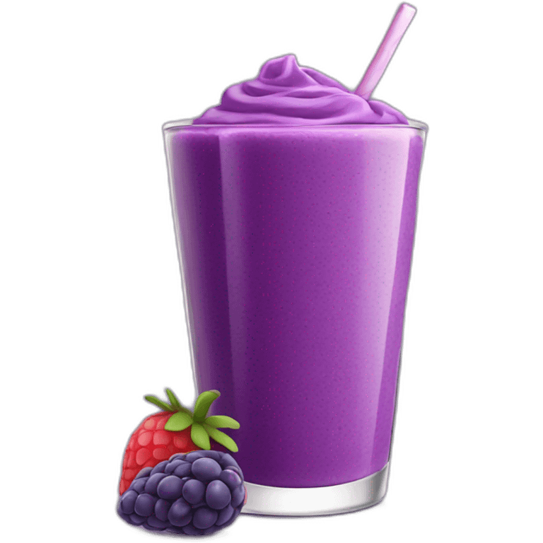 purple smoothie emoji