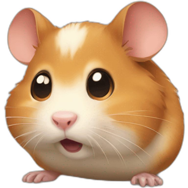 scared hamster emoji