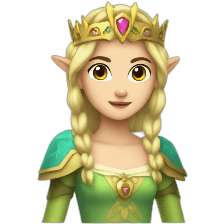 zelda as a princess emoji