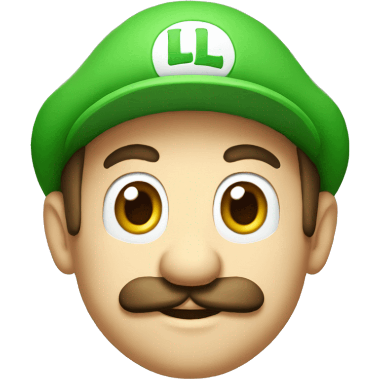 Luigi head  emoji