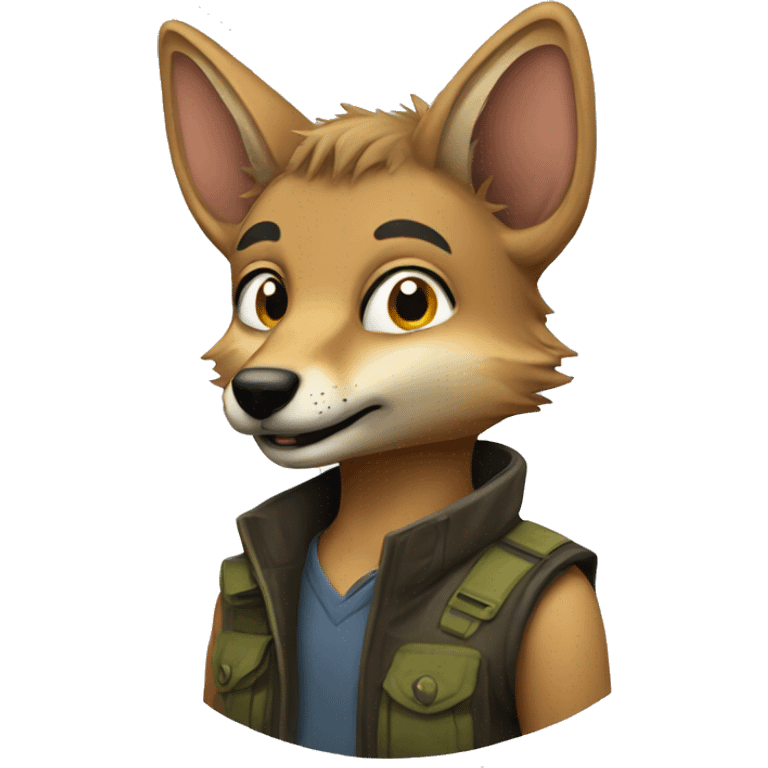 furry male jackal emoji