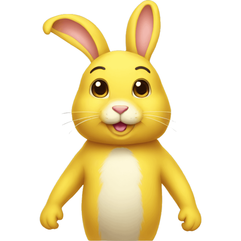 yellow bunny emoji