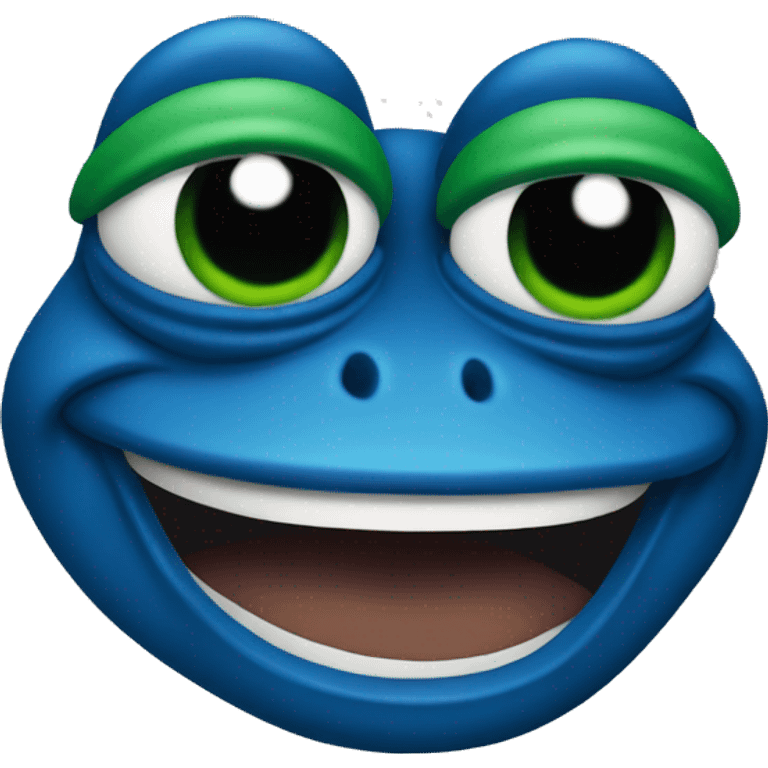 blue pepe the frog emoji