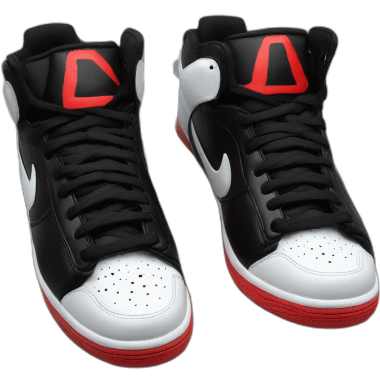 jodan 1 low black toe og emoji