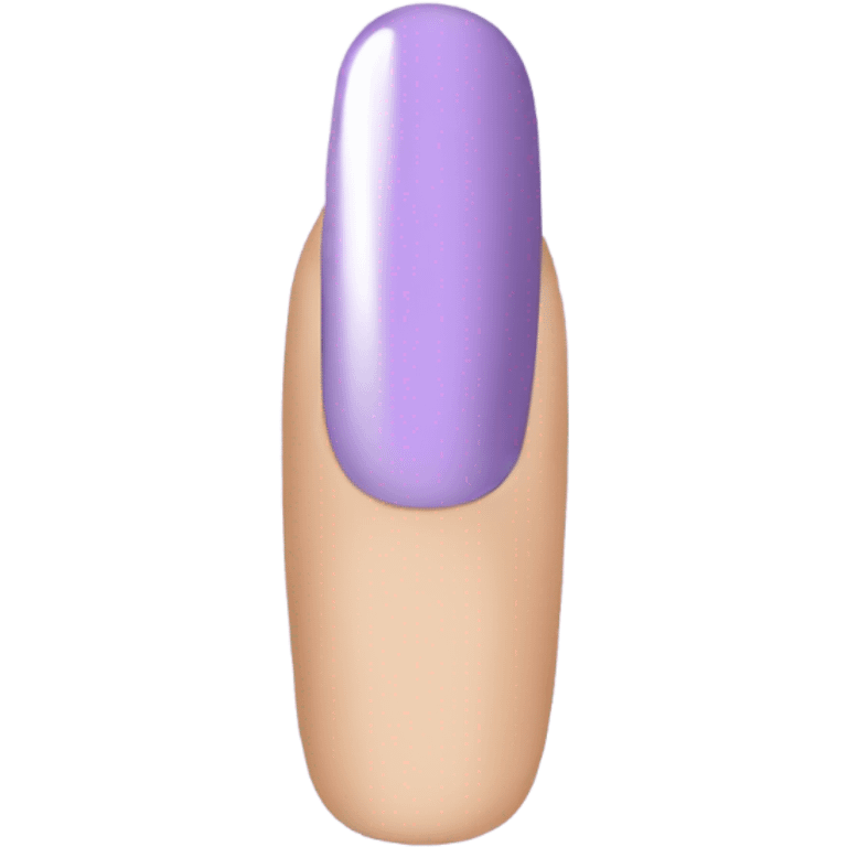 light purple nail color emoji