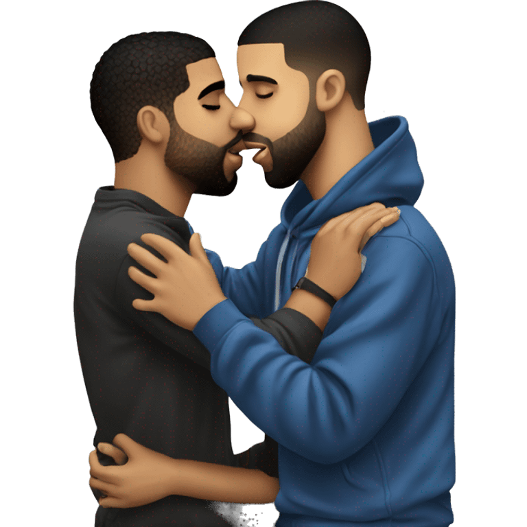 drake kissing drake kissing drake kissing drake emoji