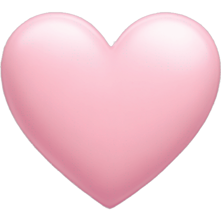 a light pink heart emoji