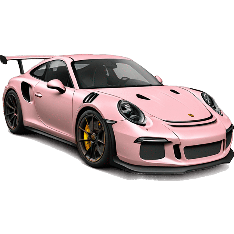 Porsche gt3 rs in nude pink emoji