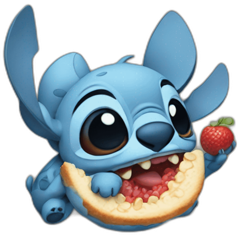 stich eating emoji