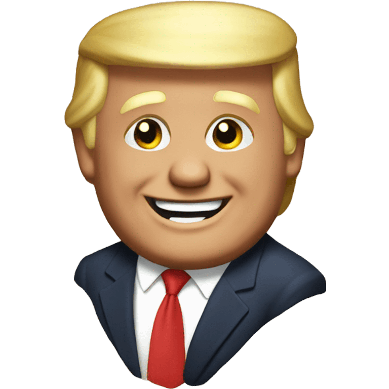 Happy trump emoji