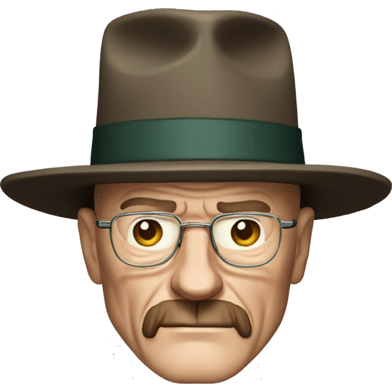 walter white with a hat emoji