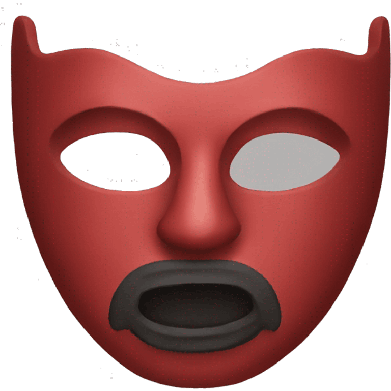 red mask emoji