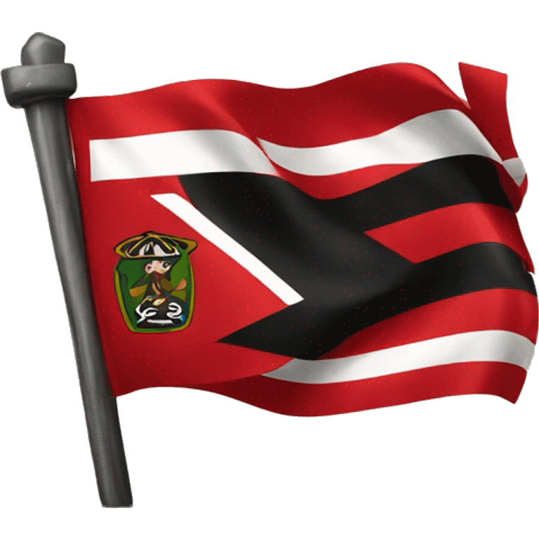 Flamengo com bandeira  emoji