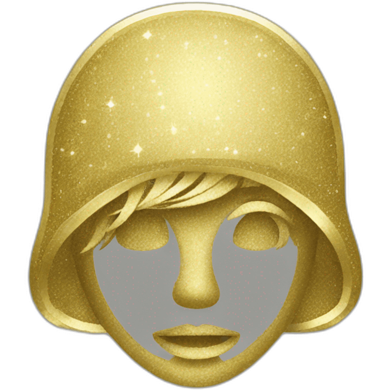 MSX logo in glittering gold emoji