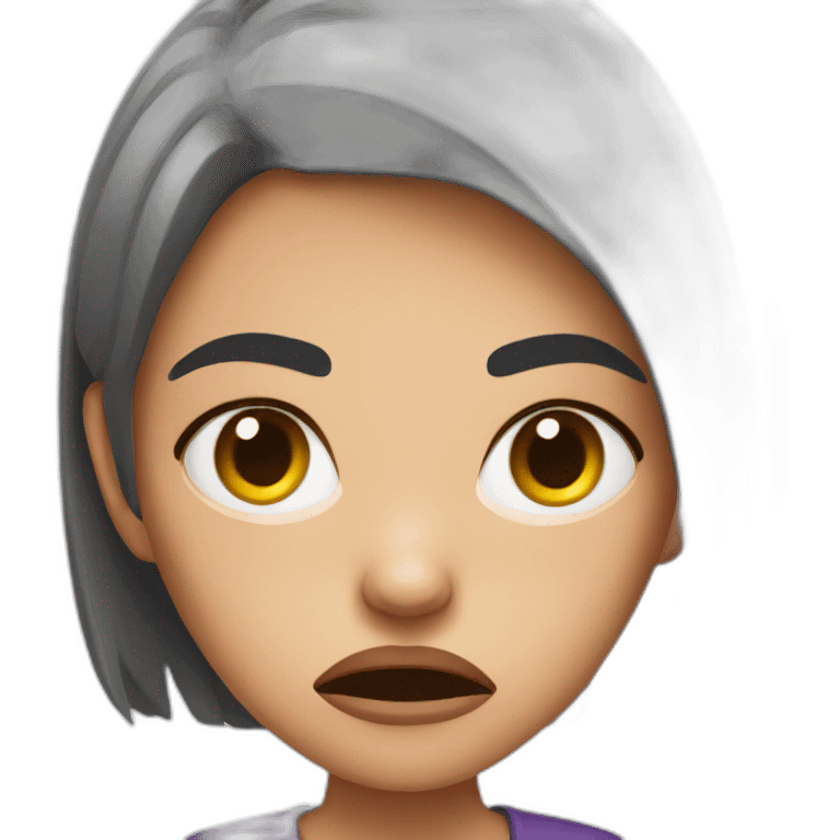 Angry girl  emoji