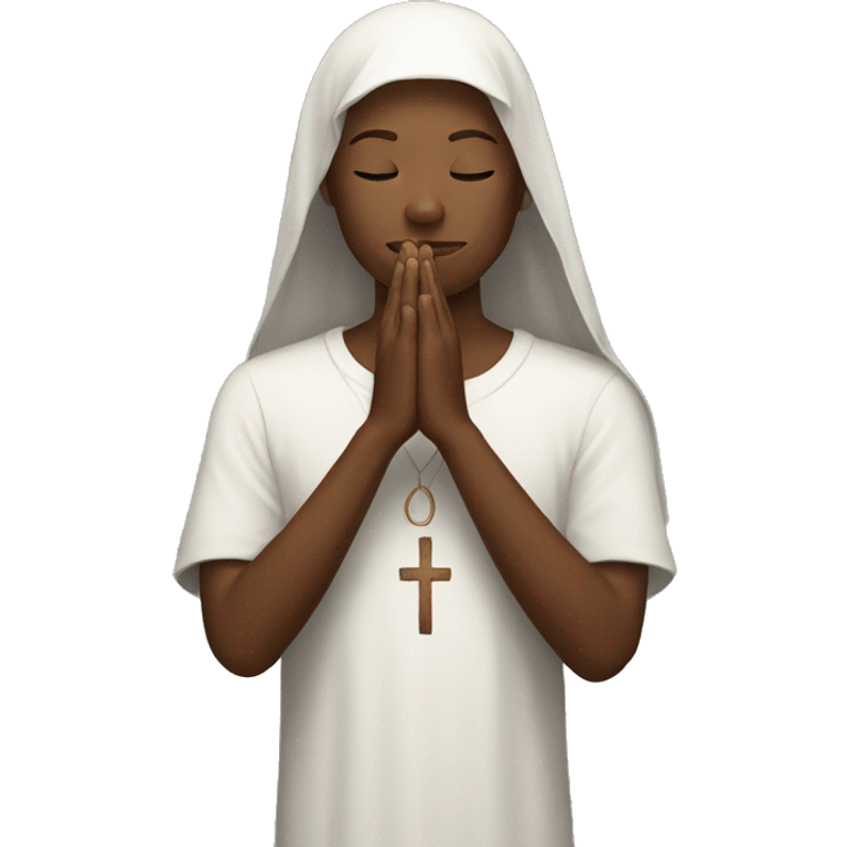 group at prayer emoji