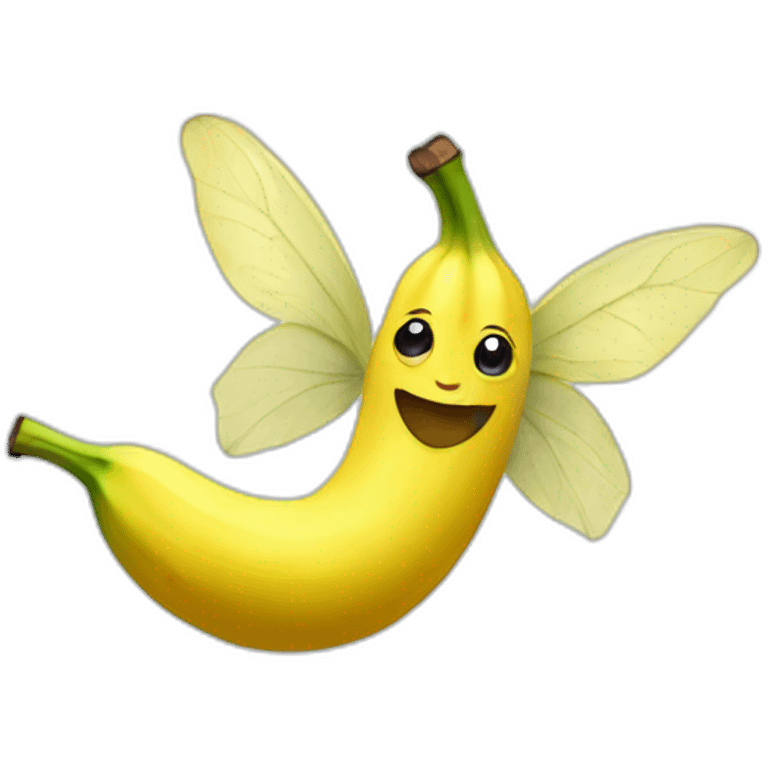 Fairy banana emoji