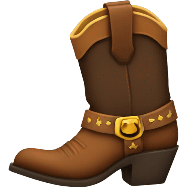 Cowboy boot emoji